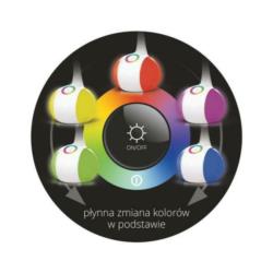 Lampka Biurkowa Magic I Nilsen I Purple LED 7W US008