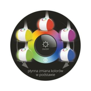 Lampka Biurkowa Magic I Nilsen I Purple LED 7W US008