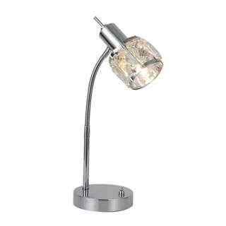 Lampka Biurkowa Ava Agora E14 40W Srebrna Y-19-P016-CH