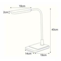 Lampka Biurkowa Ika Kaja LED 8W Czarna K-BL1027