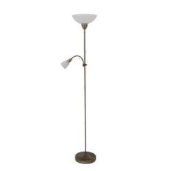 Lampa Podłogowa Stojąca Pearl Rabalux E27 60W E14 40W Brąz 4019