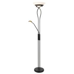 Lampa Podłogowa Stojąca Gamma Rabalux E27 2x15W G9 40W Czarna 4554