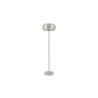 Lampa Podłogowa Stojąca Meda Rabalux E27 2x60W Srebrna 2906