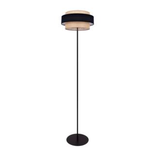 Lampa Podłogowa Stojąca Gato Kaja E27 40W Czarna K-5235