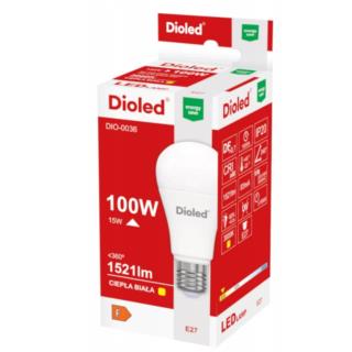 Żarówka LED Dioled E27 15W 3000K Ciepła Biała DIO-0036