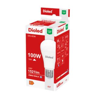 Żarówka LED Dioled E27 15W 6500K Zimna Biała DIO-0038