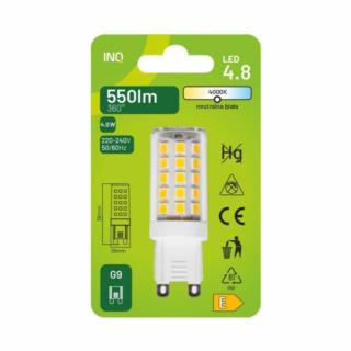 Żarówka LED INQ G9 4,8W 4000K Neutralna Biała ELTG040NW