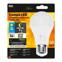 Żarówka LED INQ E27 9W 4000K Neutralna Biała ELASM010NW