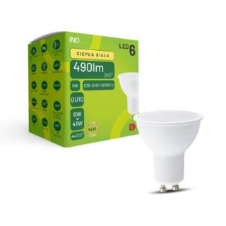 Żarówka LED INQ GU10 6W 3000K Ciepła Biała MR034WW