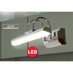 Kinkiet Lampa Ścienna Gizel Candellux LED 7W Srebrny 21-73396