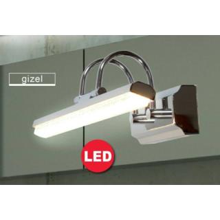 Kinkiet Lampa Ścienna Gizel Candellux LED 7W Srebrny 21-73396