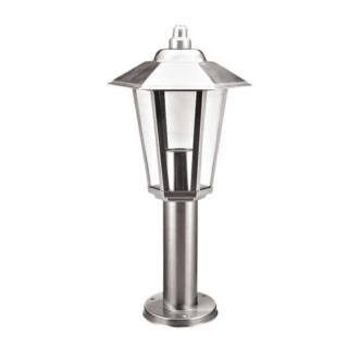 Lampa Ogrodowa Słupek Alaska Kaja E27 60W Srebrna K-8014-350