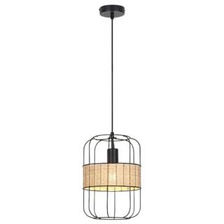 Lampa Wisząca Sufitowa Indiana Rabalux E27 40W Czarna 5283