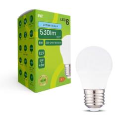 Żarówka LED INQ E27 6W 6500K Zimna Biała ELP074CW