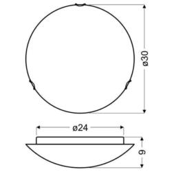 Plafon Lampa Sufitowa Circle Candellux E27 60W 13-64240