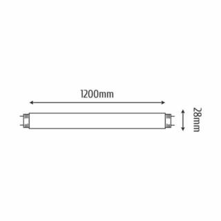 Świetlówka INQ Tuba 120cm LED 18W 4000K Neutralna Biała ELU024NW