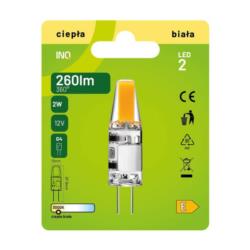 Żarówka LED INQ G4 2W 2700K Ciepła Biała ELTG020WW