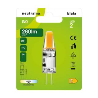 Żarówka LED INQ G4 2W 4000K Neutralna Biała ELTG020NW