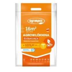 Agrowłóknina Czarna na Chwasty Agro Marina Agrimpex 3,2x5m + Szpilki M3070