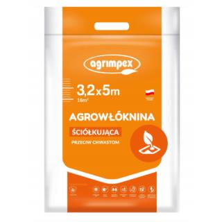 Agrowłóknina Czarna na Chwasty Agrimpex 3,2x5m A0072