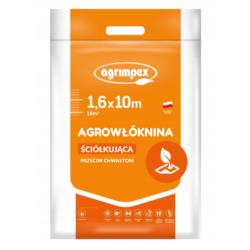 Agrowłóknina Czarna na Chwasty Agrimpex 1,6x10m A0067