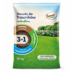 Nawóz do trawy Mikroflora 3w1 Florovit Pro Natura 20kg