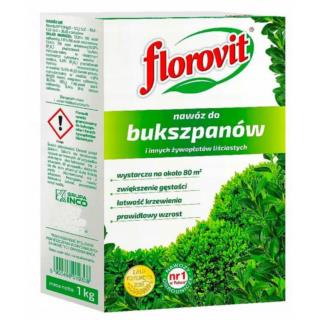 Nawóz do bukszpanów i innych żywopłotów 1kg Florovit