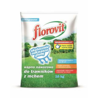 Wapno do trawników z mchem 10kg Florovit