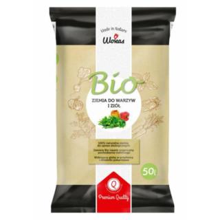 Ziemia do warzyw i ziół 50L Wokas Bio