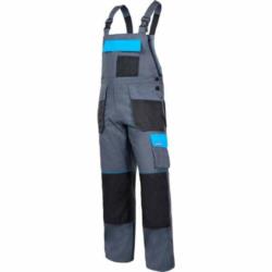 Spodnie ochronne ogrodniczki szaro-niebieskie XL (56) Lahti PRO L4060456