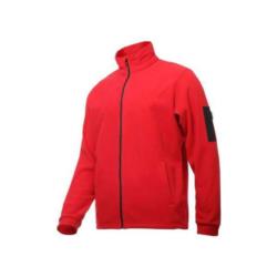 Bluza polarowa czerwono-szara 2XL Lahti PRO L4012103