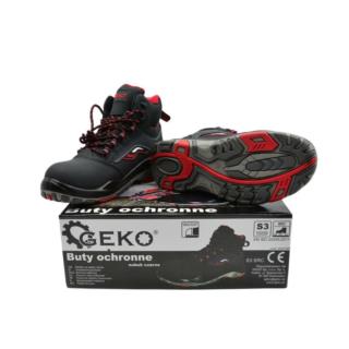Buty robocze ochronne no.9 wysokie czarne S3 SRC (40) Geko G90545