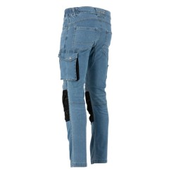 Spodnie jeansowe jasnoniebieskie stretch M Lahti PRO L4054702