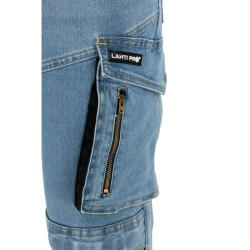 Spodnie jeansowe jasnoniebieskie stretch M Lahti PRO L4054702