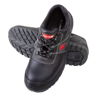 BUTY SKÓRZANE CZARNO-CZERWONE LAHTI 40 LPPOMC40 S3