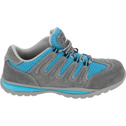 BUTY DAMSKIE ZAMSZ/DZIAN. SZARO-NIEB.  LAHTI 40 L3040640