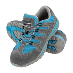 BUTY DAMSKIE ZAMSZ/DZIAN. SZARO-NIEB.  LAHTI 38 L3040638