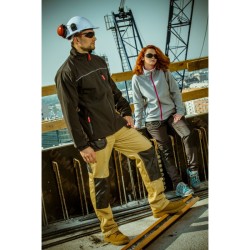 BUTY DAMSKIE ZAMSZ/DZIAN. SZARO-NIEB.  LAHTI 38 L3040638