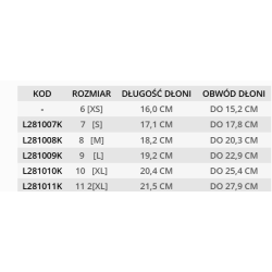 Rękawice ochronne czarne r. 10 (XL) Lahti PRO L281010K