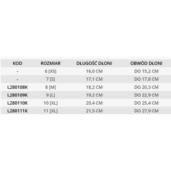 Rękawice ochronne czarno-pomarańczowe r. 9 (L) Lahti PRO L280109K
