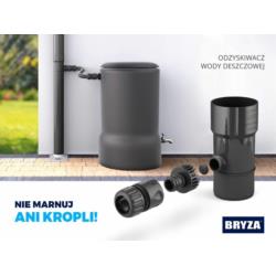 Odzyskiwacz wody deszczowej 110mm grafitowy Cellfast 63-204