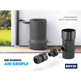 Odzyskiwacz wody deszczowej 90mm brązowy Cellfast 62-202