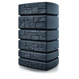 Zbiornik na deszczówkę antracyt 500L Tower Stone Prosperplast IDSTS500-S433