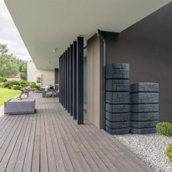 Zbiornik na deszczówkę antracyt 500L Tower Stone Prosperplast IDSTS500-S433