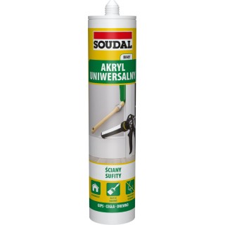 Akryl uniwersalny Soudal 280ml biały