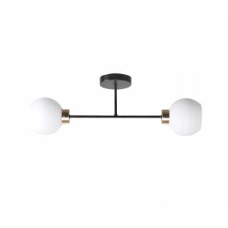 Lampa sufitowa czarna 2x40W E27 Amanda Candellux