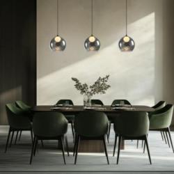Lampa sufitowa czarna 15W G9 Brin Candellux