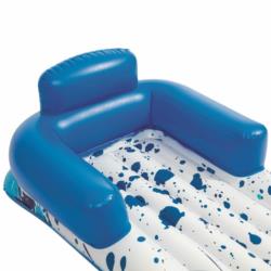 Materac dmuchany do pływania 161x84cm Cool Blue Lounge Bestway 43155