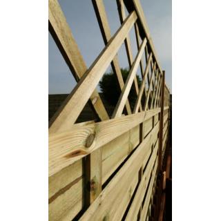 Płot ażurowy Jola R30 prosty 180x180cm Sobex