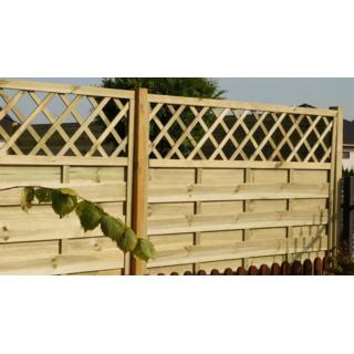 Płot ażurowy Jola R30 prosty 180x180cm Sobex